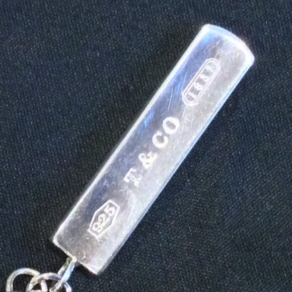 TIFFANY 1837 Bar 925 Silver _ Keychain - Picture 3 of 5